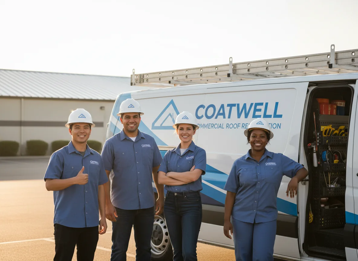 Commercial roof coating company in Stovall, NC